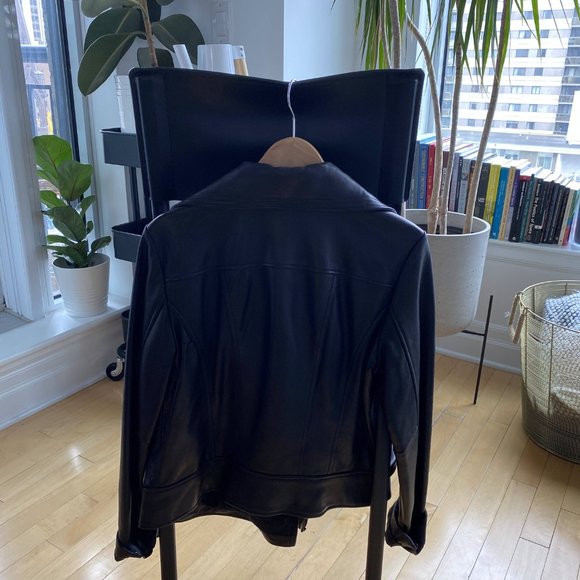 Michael Kors Leather Jacket - Picture 2 of 4